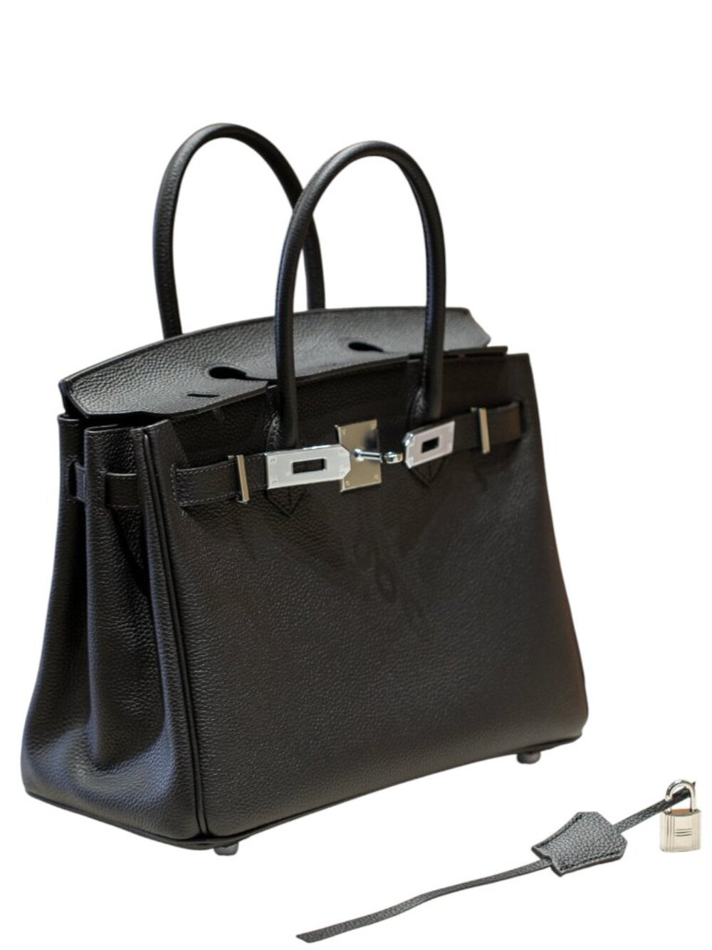 The Ellington 30 - Noir | Black - Top Handle Satchel Bag - Picture 6 of 10